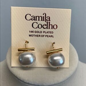 Camila Coelho | Mother of Pearl Earrings ✨